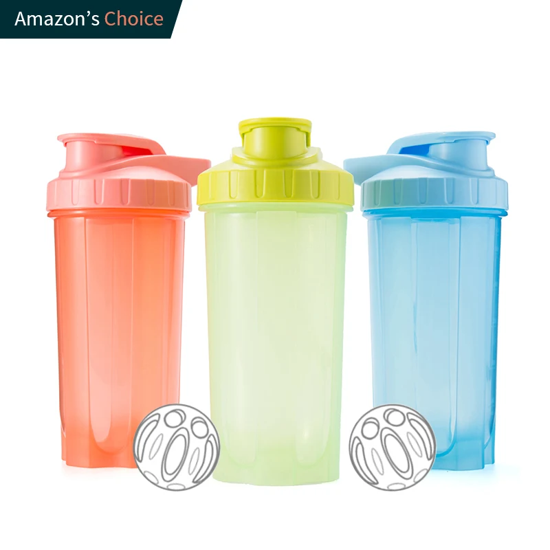 Everich Plastic shaker bottle protein shake Bottles high transparent Tritan customizable plastic tumbler
