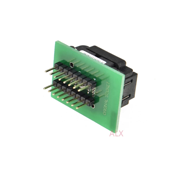 QFN8 WSON8 DFN8 MLF8 TO DIP8 programmer adapter socket converter test chip IC FOR 1.27MM PITCH 8X6MM 6X5MM SPI FLASH QFN-8