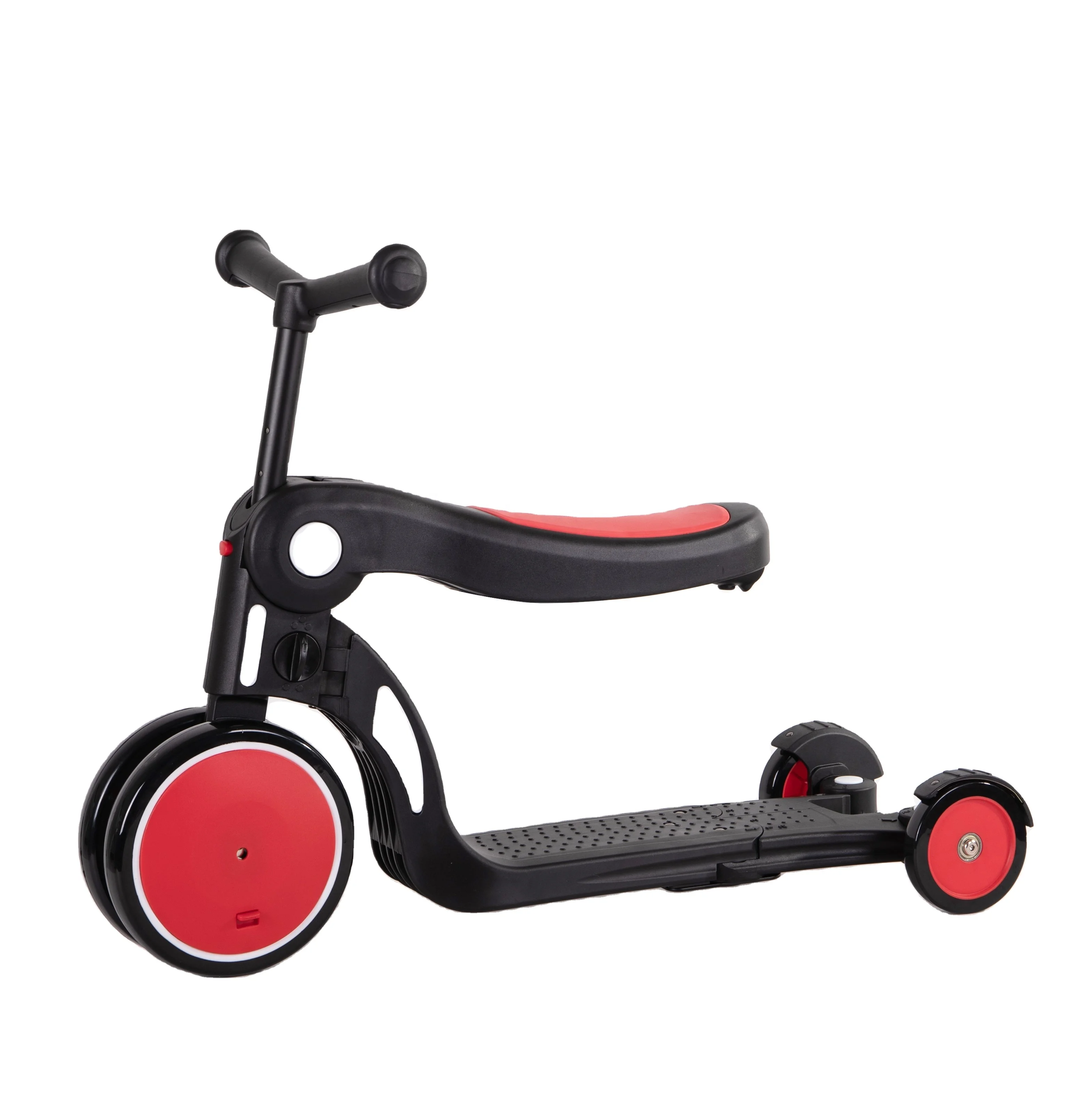 BEBELUX Adjustable and Foldable Seat Baby Balance Bike Kids Tricycle Scooter budak Protective Cover Wheels Removable Design