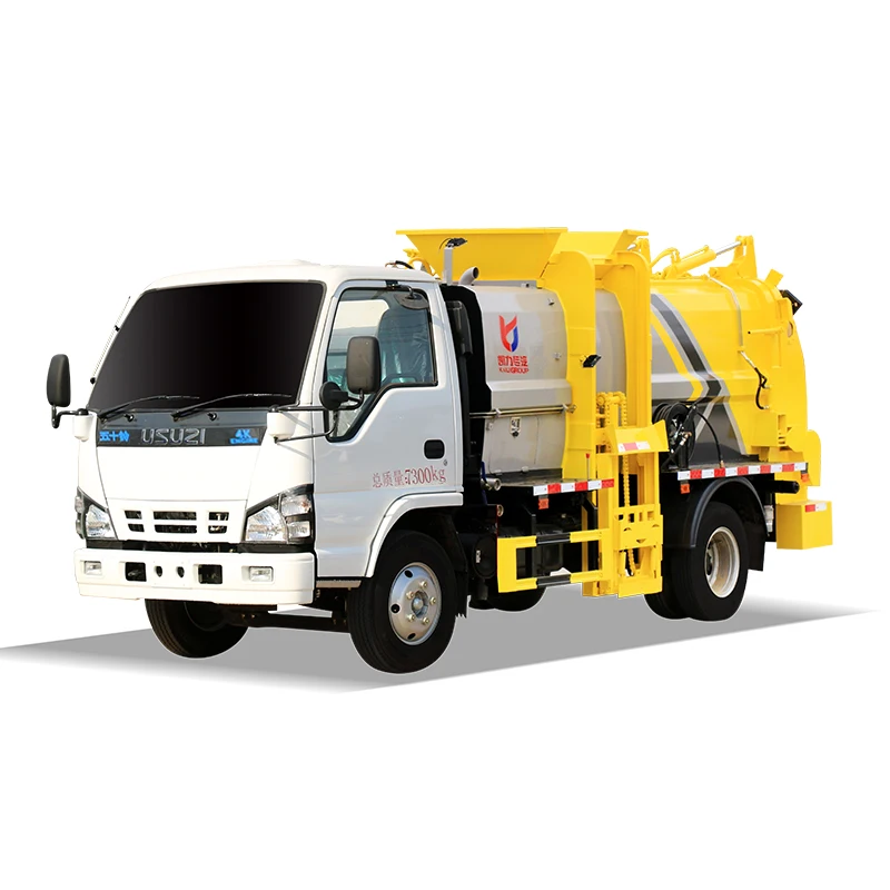 ISUZU Truck Exported to Kazakhstan Food Waste Trucks Kitchen Garbage Truck
