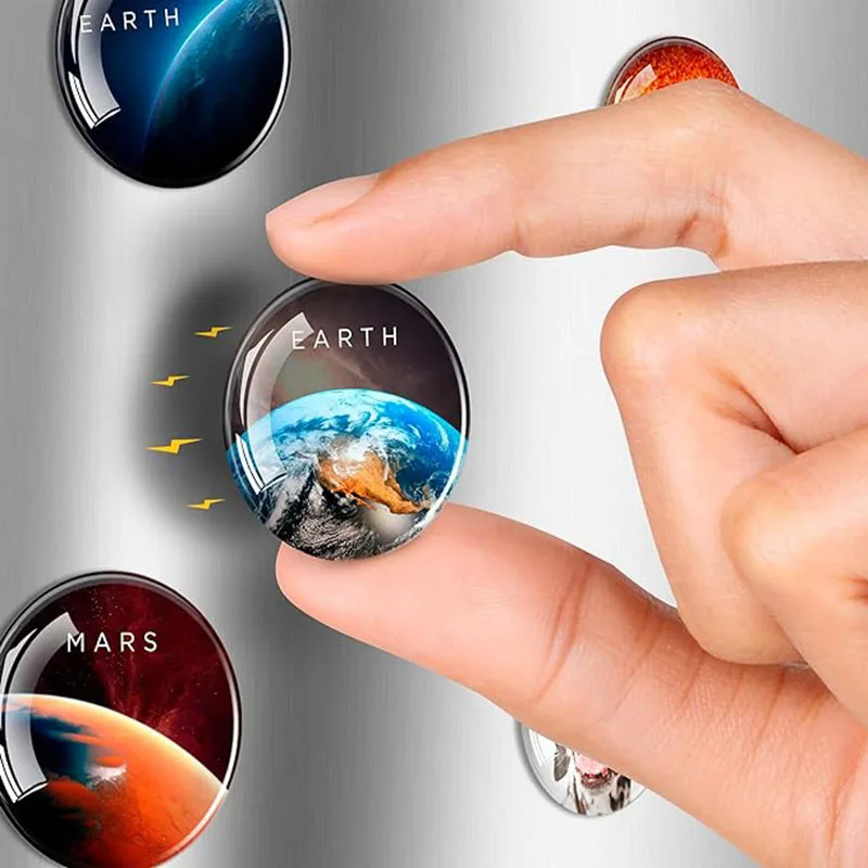 Glass Magnets for Refrigerator ,Cute Fridge Magnets for Office and Kitchen , Succulent Whiteboard Magnets for Locker