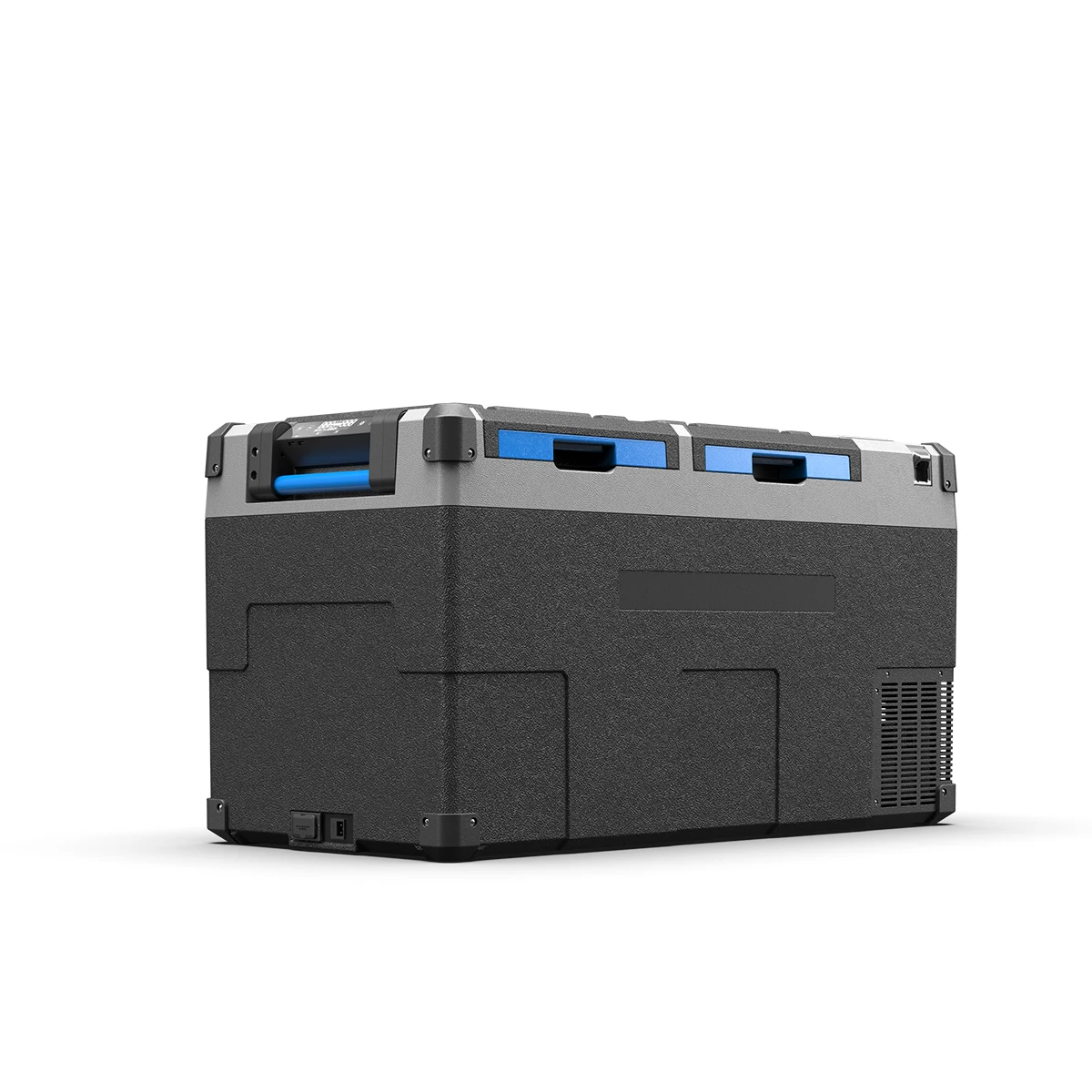 E95 Battery Powered 12v dc compressor portable 93.4L car Fridge Freezer Electric control Dual Zone Cooling camping refrigerator