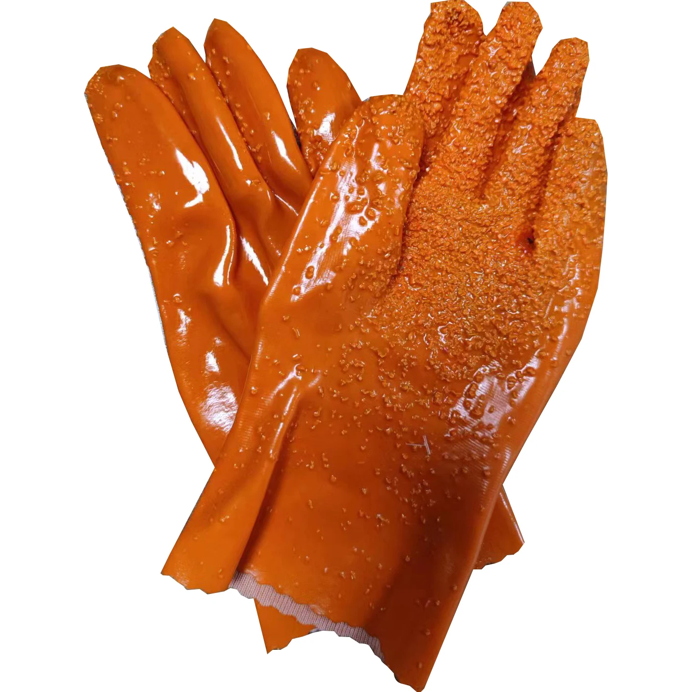 SLG-PV354 China hot selling high quality PVC coated safe safety work working gloves