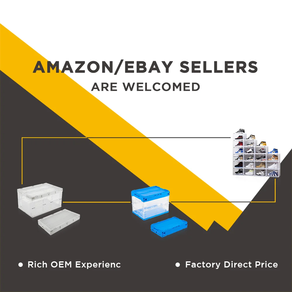 Large foldable equipment to produce divided plastic crate