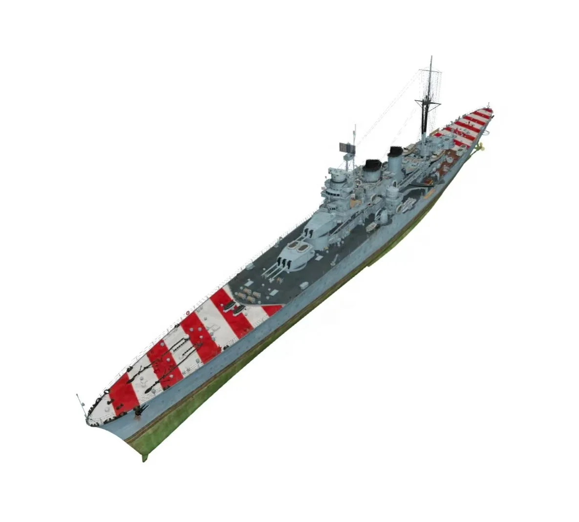 3D printed kits 1/350 Italian Duca degli Abruzzi class cruisers (full hull)