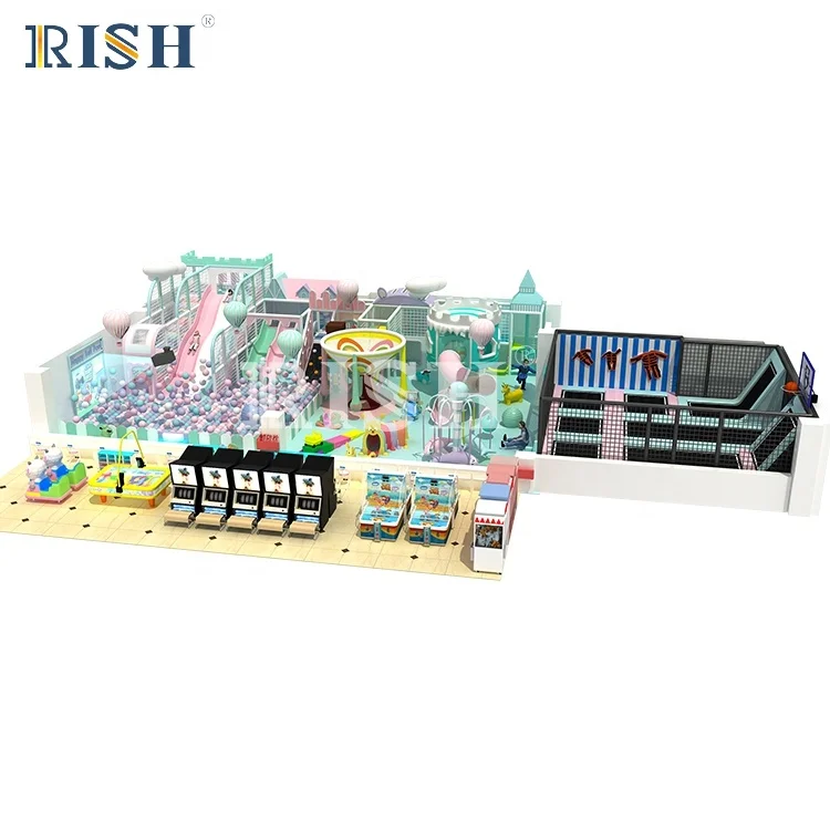 Kids toy indoor playground soft playground equipment for indoor climbing wall kids games arcade