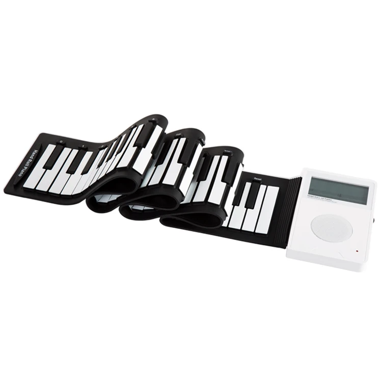 Mini Portable For Gifts Cut Pisno Hot Sale Portable Roll Up Piano E-Portable 88 Keys Hand Roll Piano Folding Soft Electron Organ