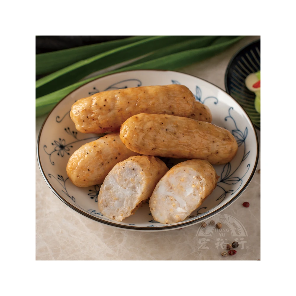 
Chinese Sausage Fish Sausage 300g White Cuttlefish Sausage With Flying Fish Roe 