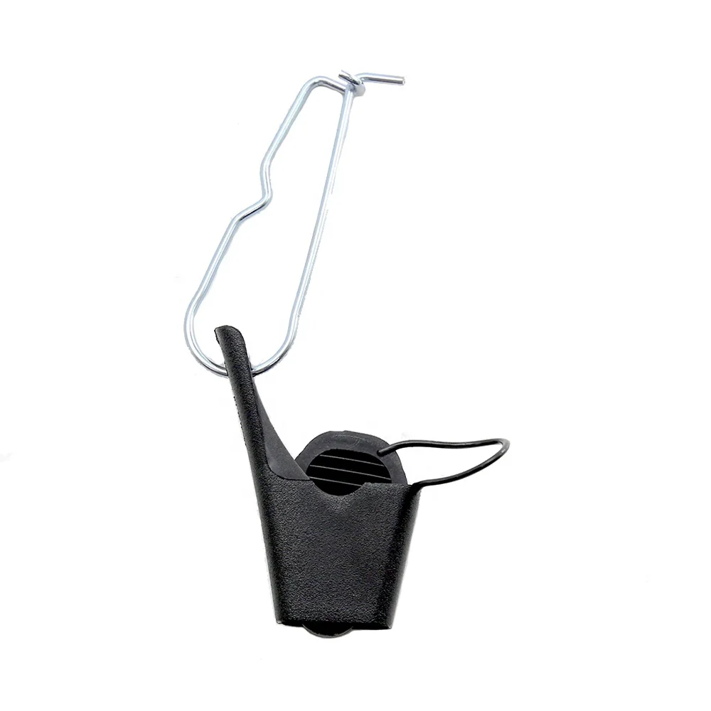 Adjustable Nylon Fiber Optical plastic Drop Cable Clamp For pole line Telecom ftth with hook