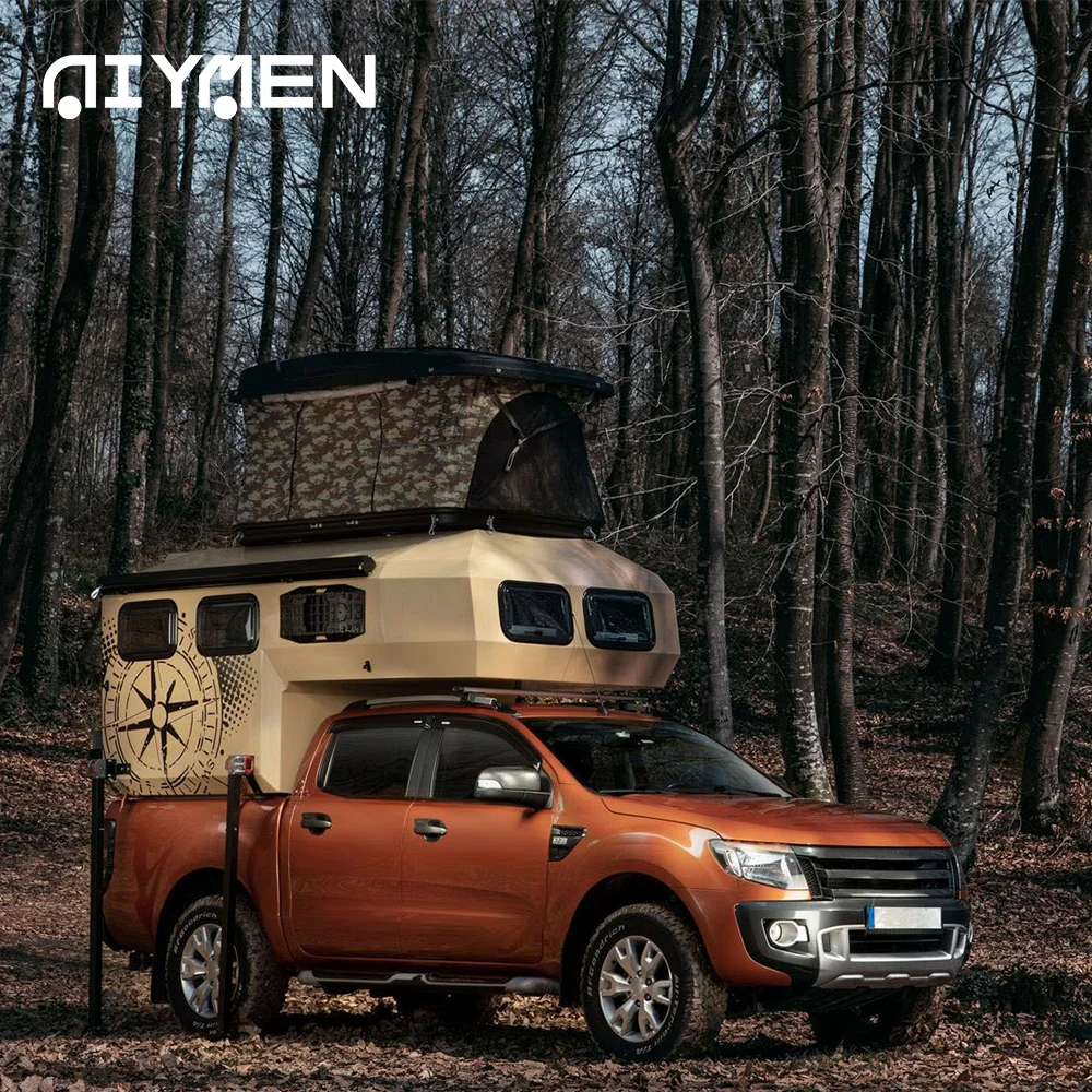 4x4 Off Road Truck Camper Truck Rv Canopy Light Travel Pick up Tent Inflatable Folding Expedition Luxury for Sale