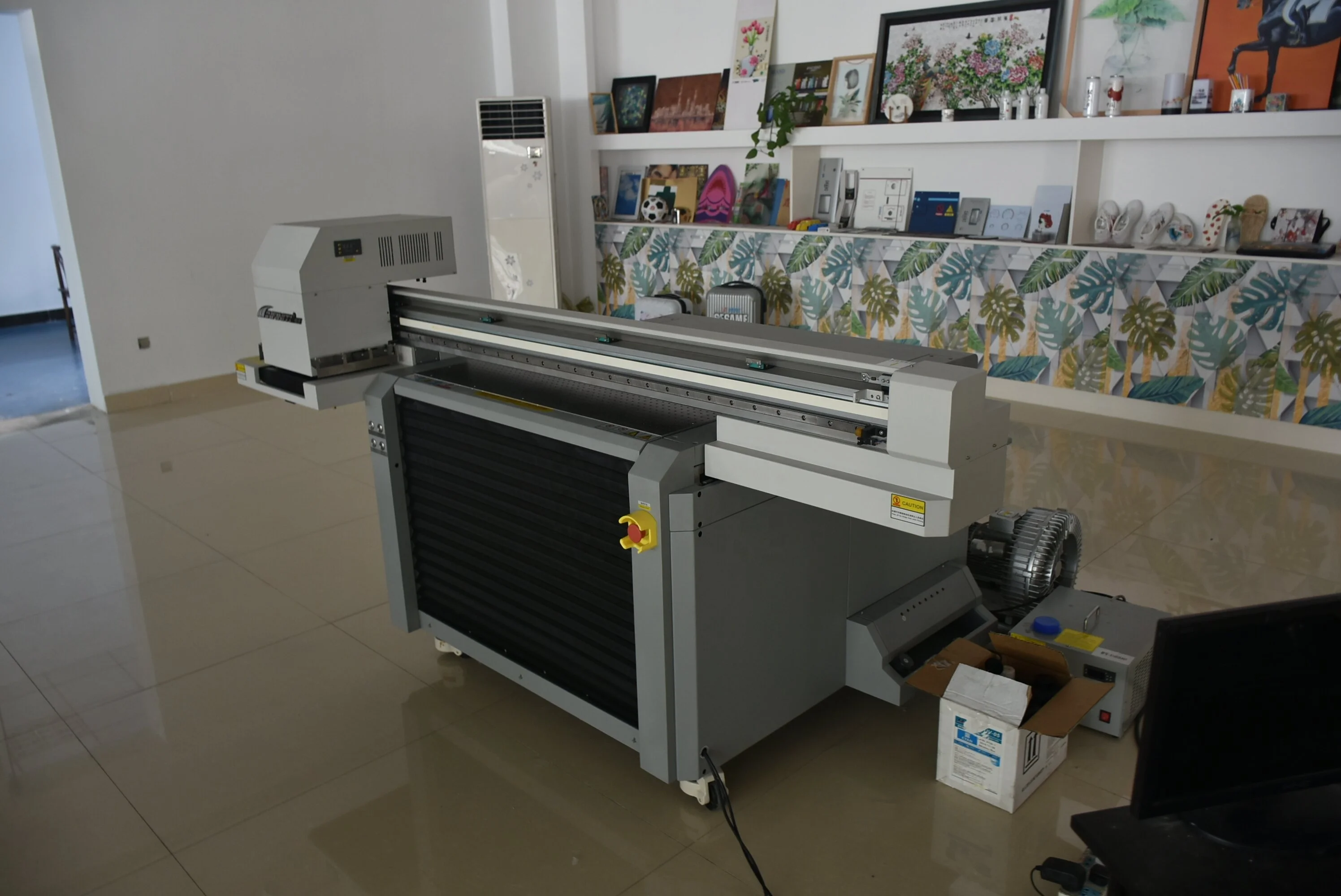 Big Size A1 60x90cm 6090 Ricoh Gen6 Wood Varnish Emboss Uv Printer Flat Bed Printing Machine for Acrylic