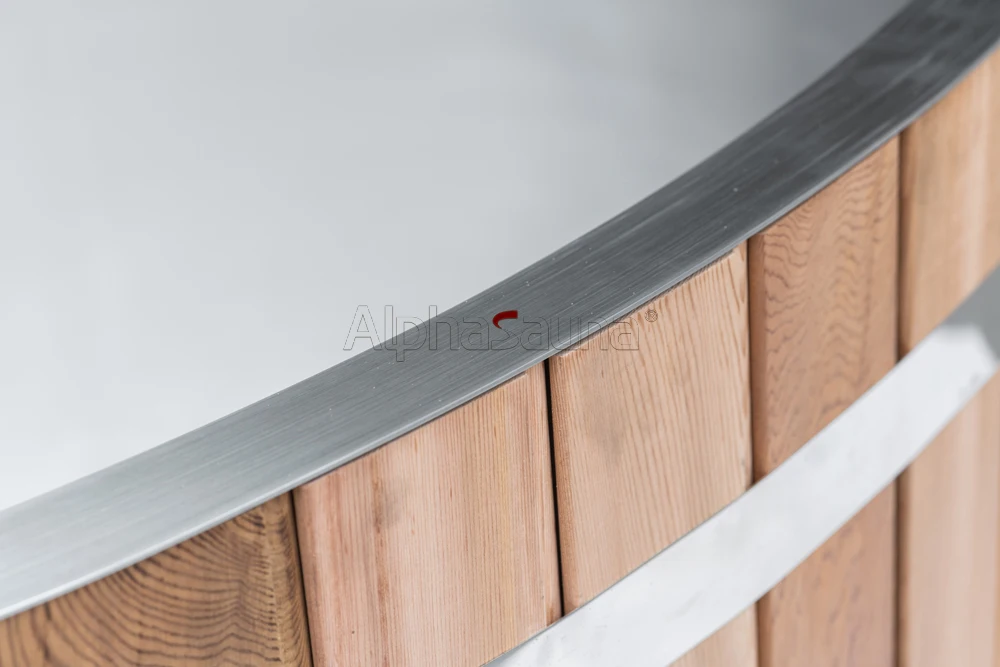 New Design Wooden Outdoor Wood Whole Body Cold Plunge Ice Bath Cryo With Ozone Chiller