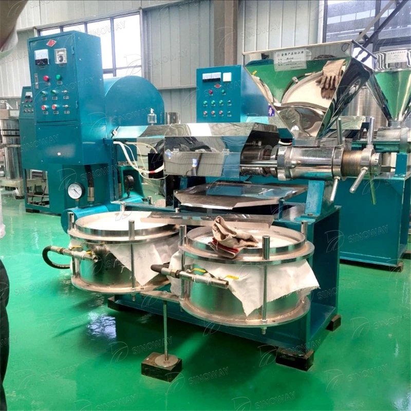 Automatic diesel engine oil press screw oil filter machine production plant