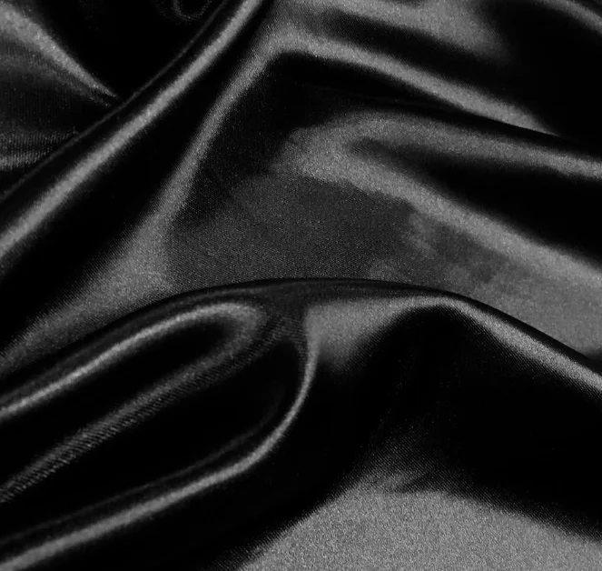 High Quality Lightweight 100% Polyester Satin Fabric Pillowcase Decoration Lining Pijama with Silk Touch