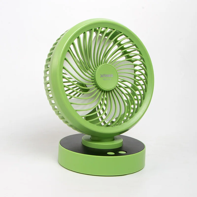 New Low Noise Electric Head Swing Dc Motor Usb Rechargeable Small High Speed Table Fan For Home