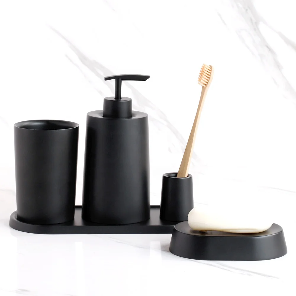 Small Toothbrush Holder Wholesale Creative Modern Sustainable Customized Bathroom Resin Bathroom Accessory