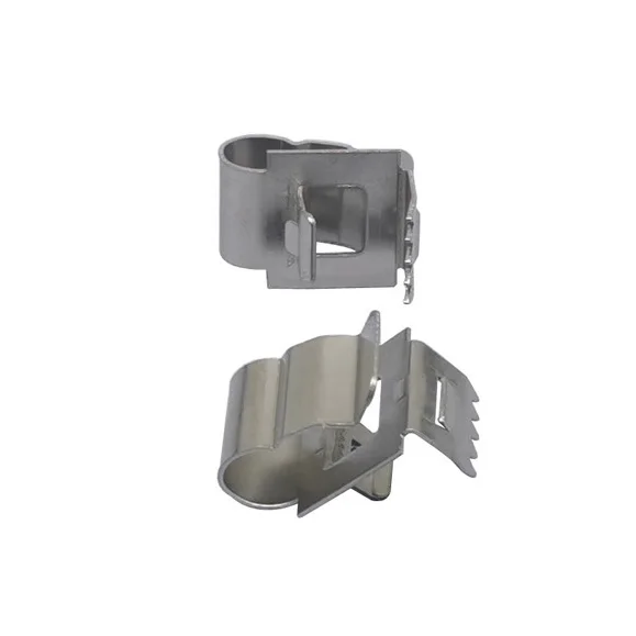 BRISTAR 50 Pcs of 0.9in Stainless Steel Solar Panel Cable Clip Metal Wire Clips Frame Wire accessory