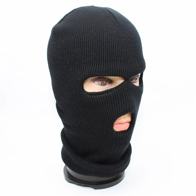 
Winter Knitting Beanie Cap Crochet Handmade Knitted Hats with face mask 