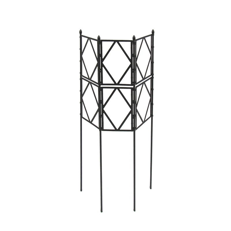 
Metal Plastic Coated Expandable Garden Trellis fence Yard Garden Trellis Wholesale 