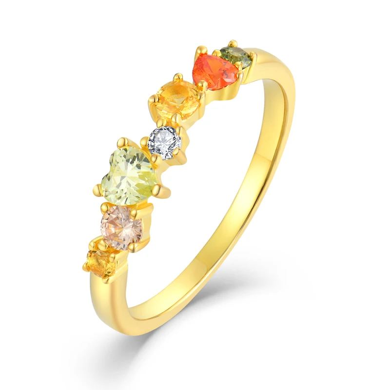 Elegant bridal ring fine custom jewelry 14k 18k rgold plated rings for women wedding ring sterling silver 925 jewellery