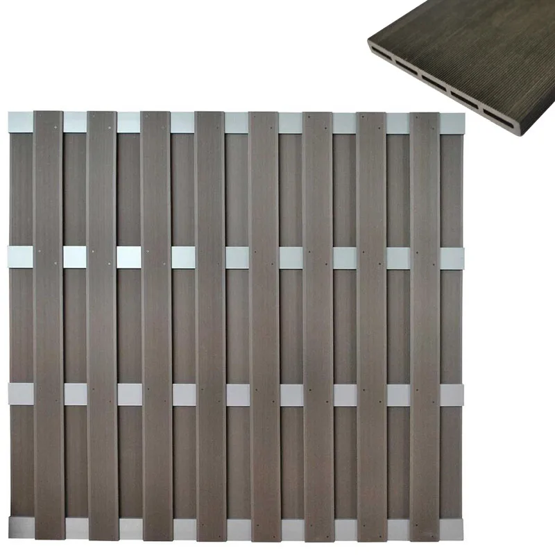 UV resistant DIY siz  wpc fence panels  privacy garden  outdoor fence