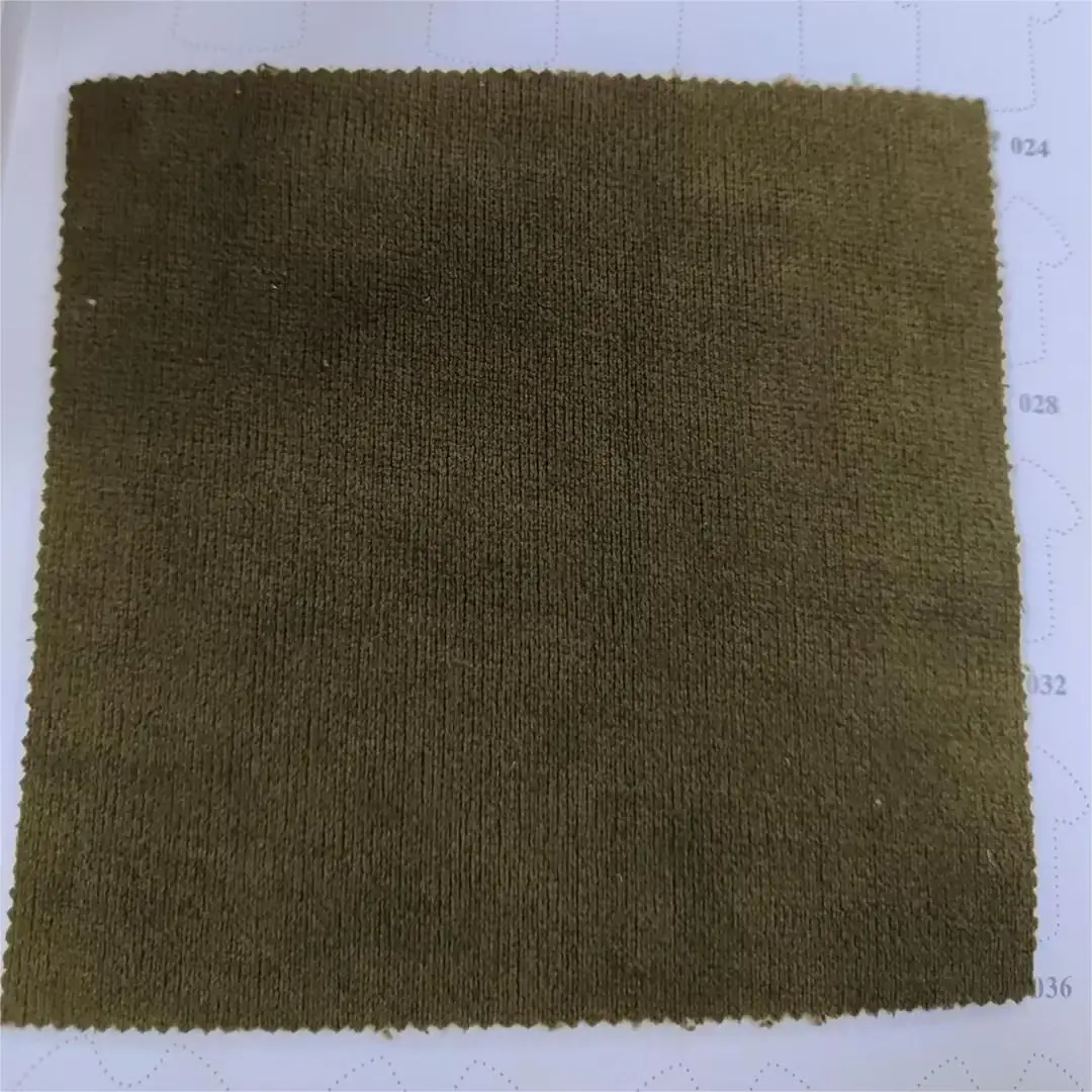 Brushed stripe fleece bonded sherpa fleece fabric for coat ready to ship