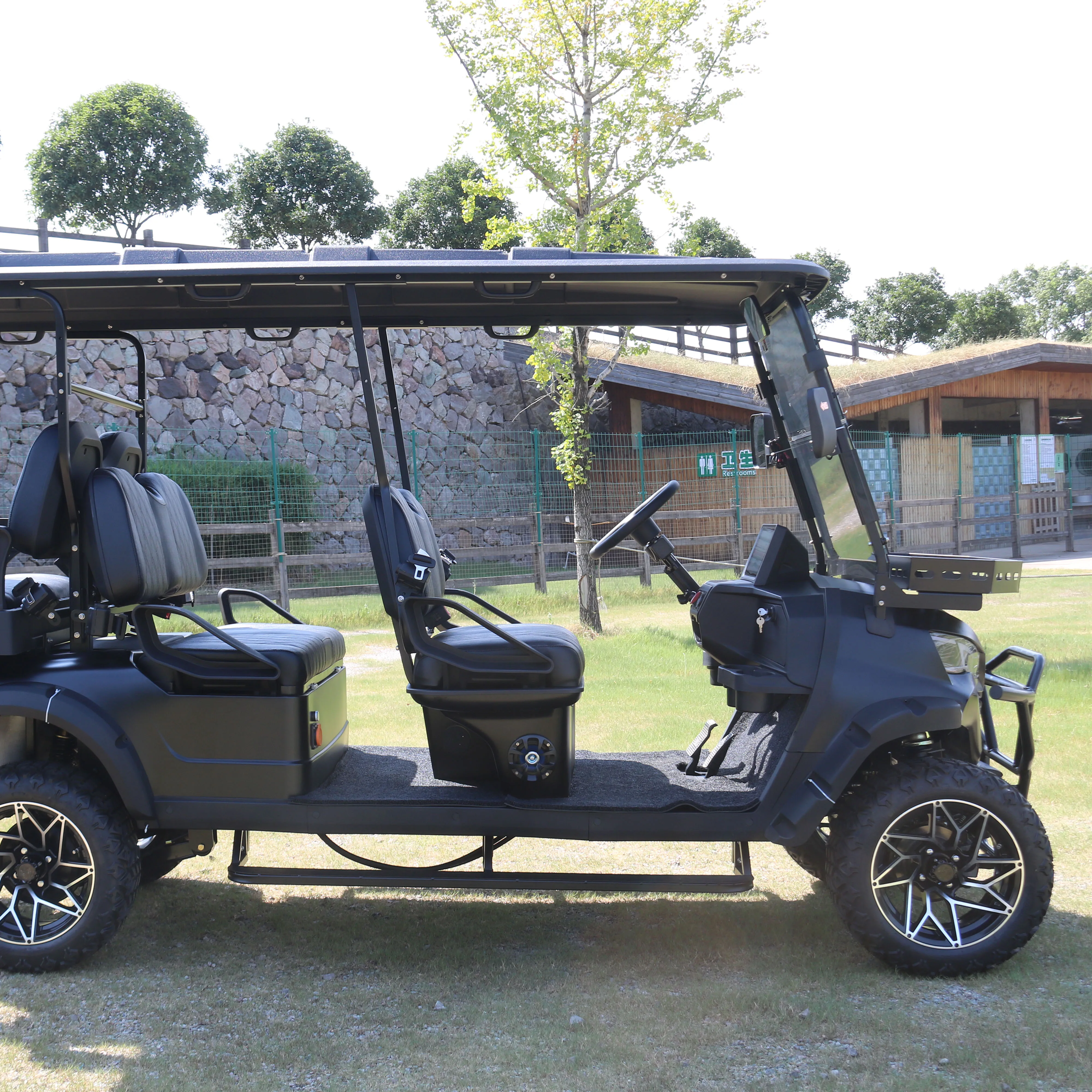 48v Golf Cart Motors Durable Ebike Golf Cart Off-road Golf Cart 6 Seater Electric Lithium
