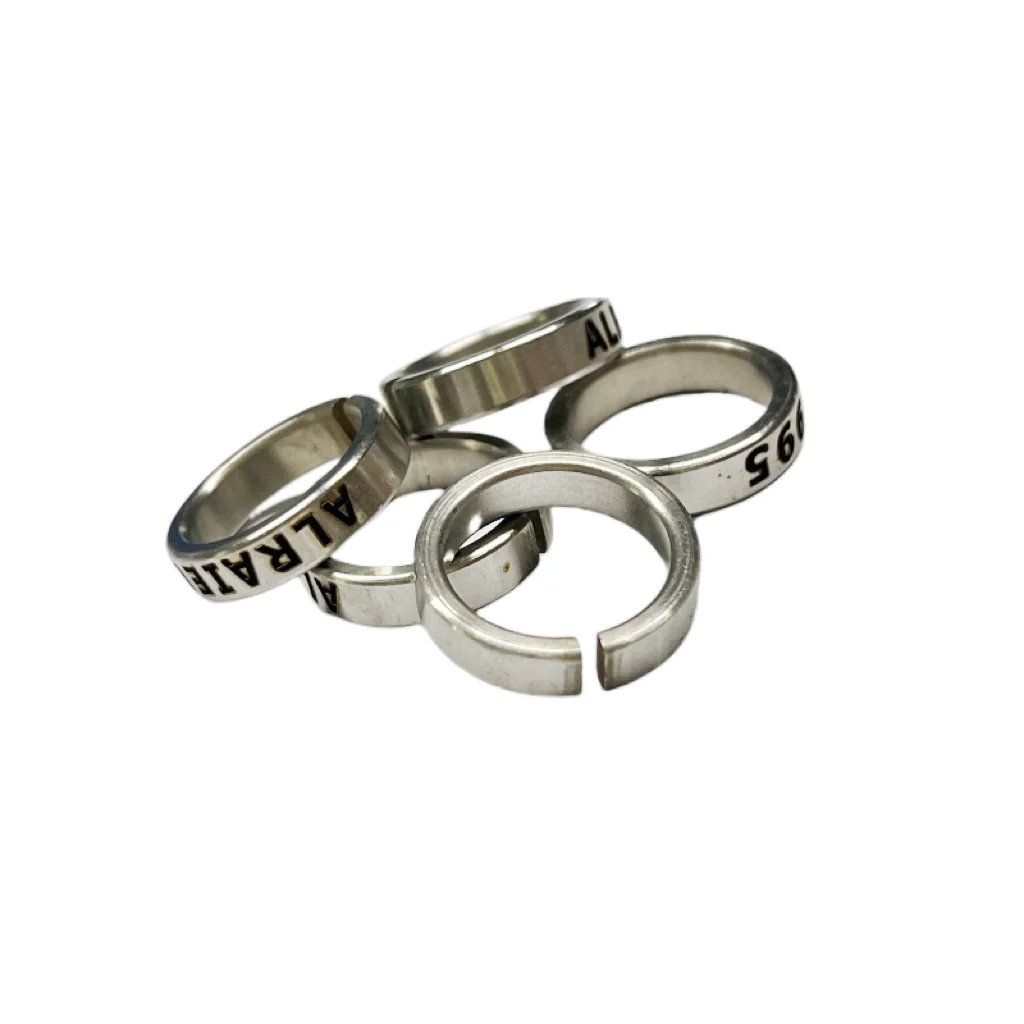 Manufacture Stainless foot Ring Open leg band for all kinds parrot pet pigeon chicken duck poultry foot band