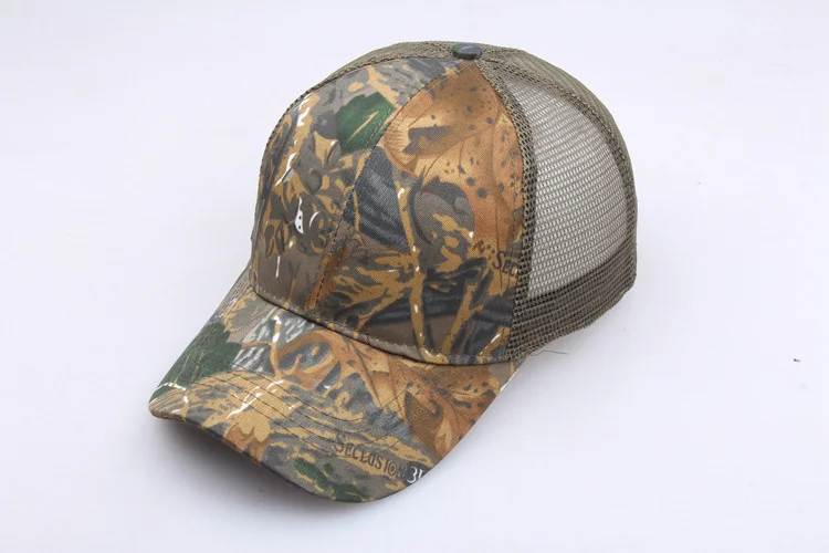 Factory Oem Fashion Customizable Camouflage Outdoor Sport Hats Multiple Styles Logo Choice Baseball Caps