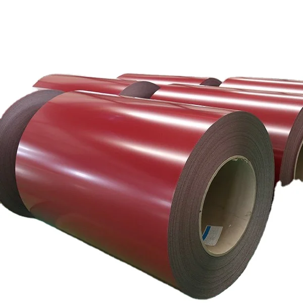 Roof Coil Dx51 Dx53 PPGI Coils Color Coated Steel Price with Green Blue Red White Gray Colors Tools Building Time Welding Small