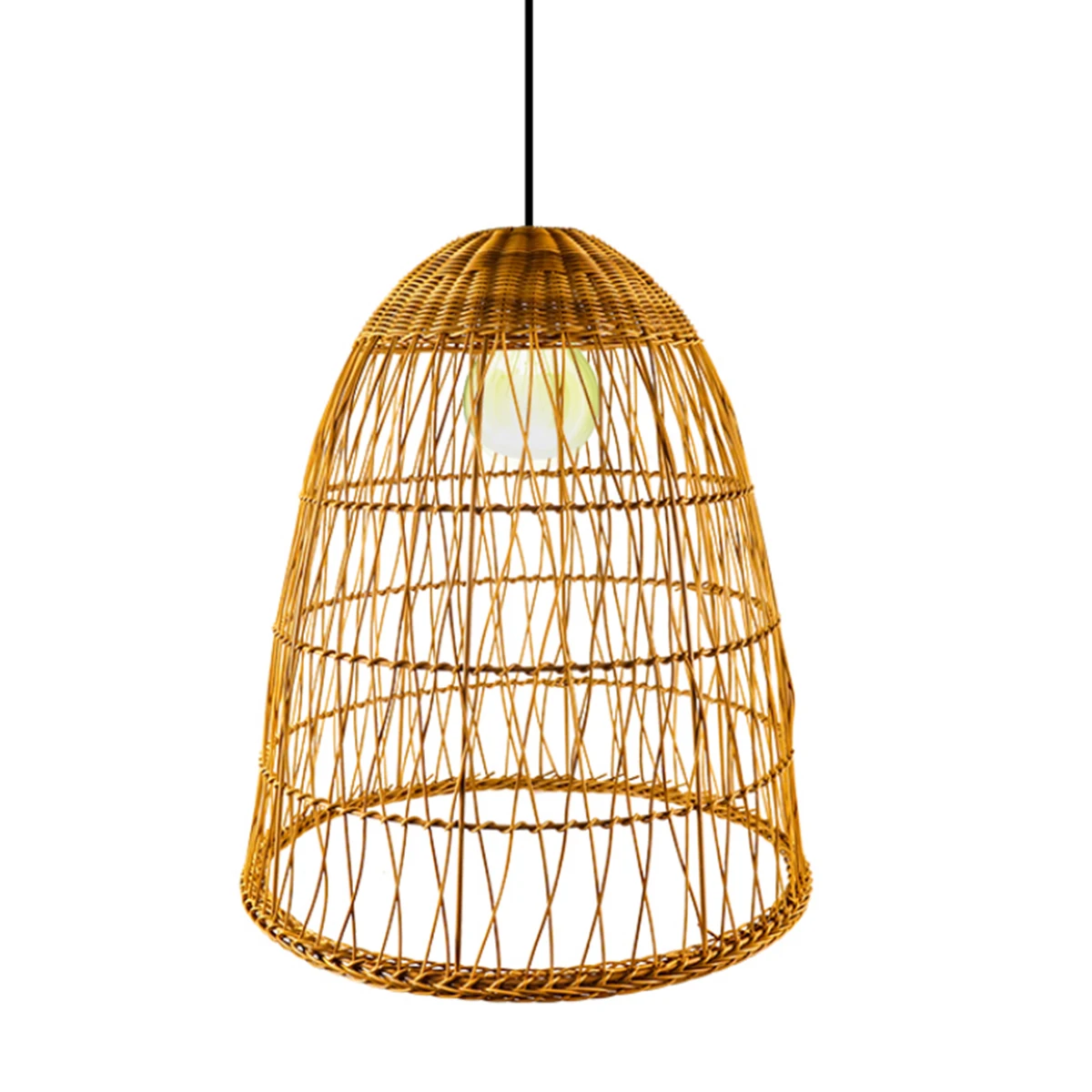Vintage Water lotus chandelier warm light indoor lighting E27/E26 bulbs pendant lamp with sea grass