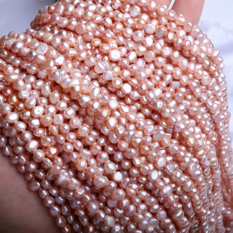 pearl Strand String Beads White Real Freshwater Pearl Cultured Natural Wholesale Loose pearl