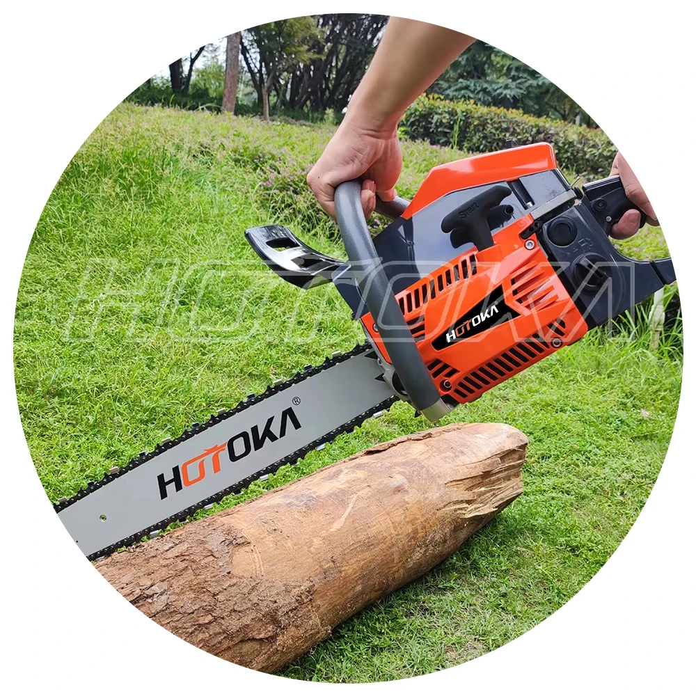 Hot sale 52cc 58cc chainsaw 2 stroke forest wood tree cutting machine chain saw petrol 5200 5800 cs5200 cs5800 gasoline chainsaw