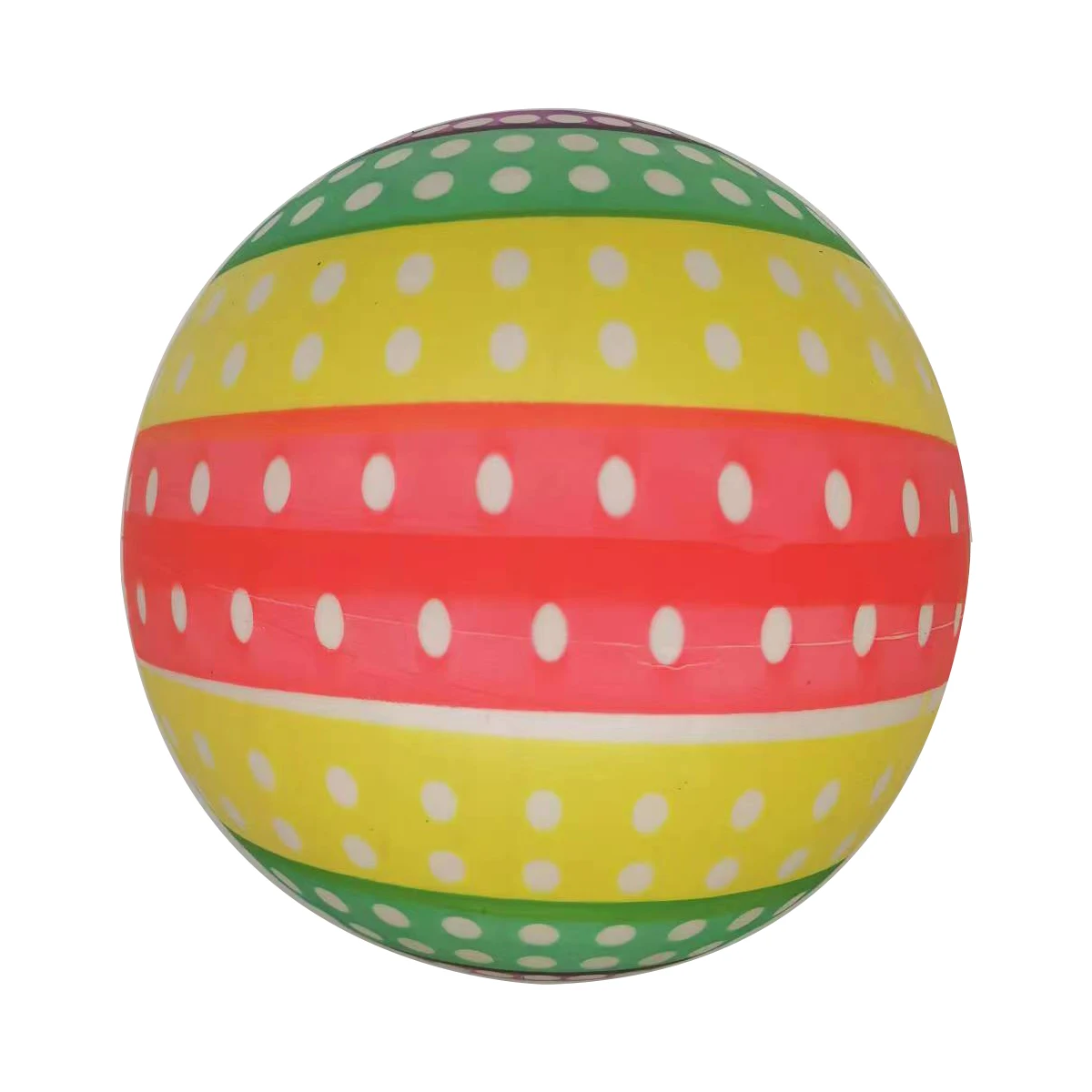 2023 Inflatable Toy Ball PVC Colorful Design 23cm Custom Logo Printed for Kids