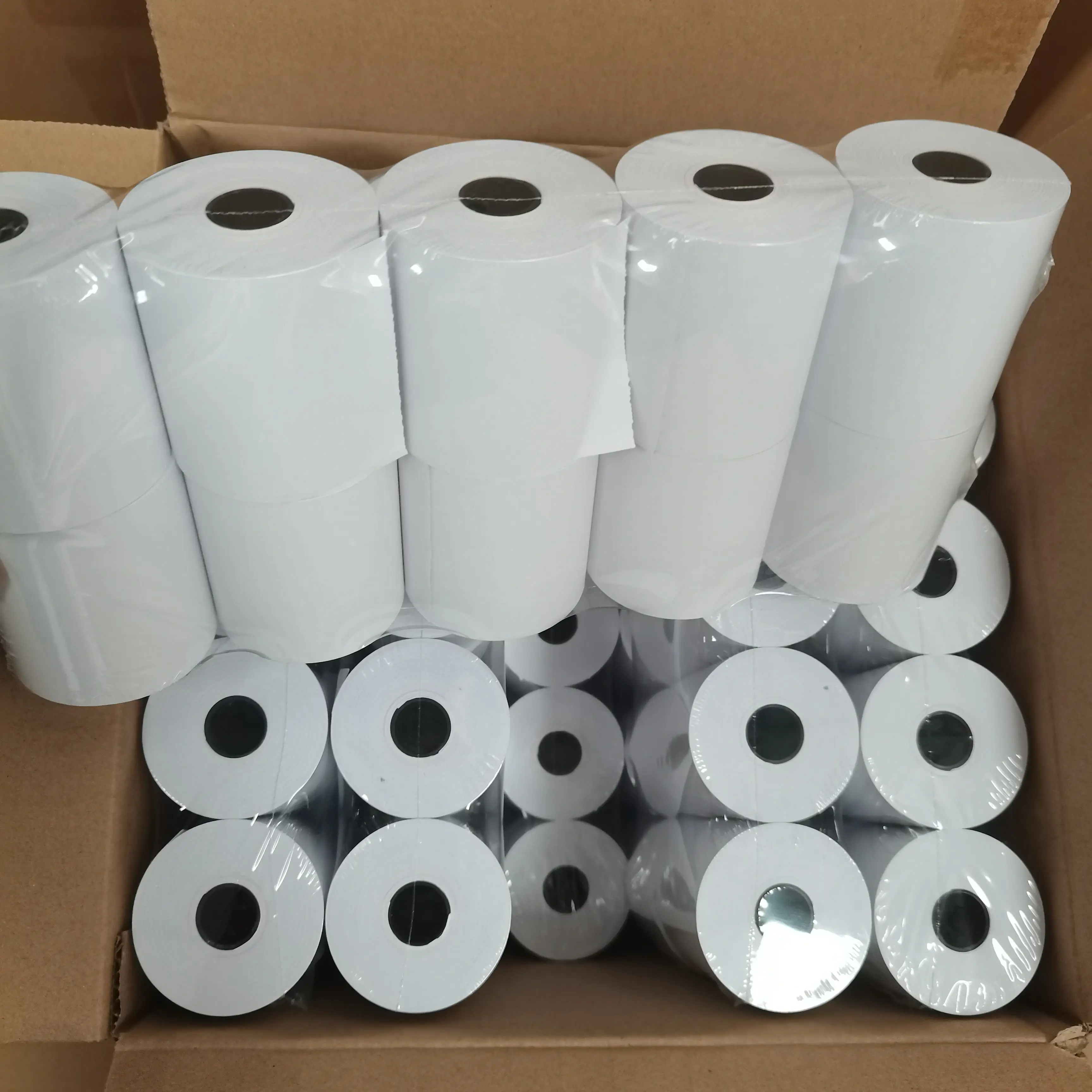 OEM Thermal Receipt Paper Roll Offset Printing 70g 57*40mm Thermal paper