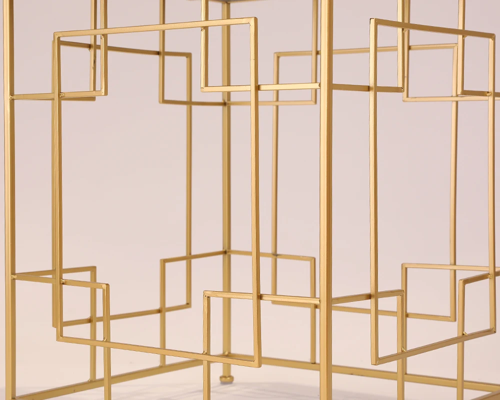 Set of metal table iron table control table