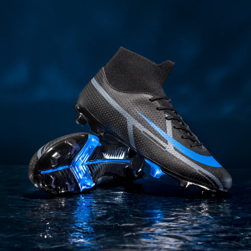 Custom Indoor Soccer Shoes Chuteiras Profissional Zapatillas De Futbol Hg Sport Football Boots Shoes Soccer Cleats For Men