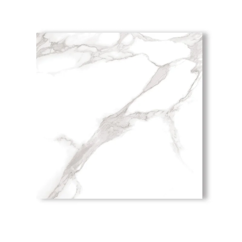 Honor White Marble Floor Tiles Full Body Calacatta Polished Tiles Glossy Ceramic Porcelain Tile for Living Room