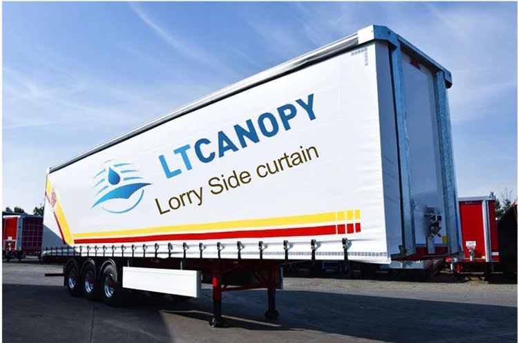 Litong Wholesale high quality pvc tarpaulin truck cover truck side curtain pvc rainproof tarpaulin for the trailer