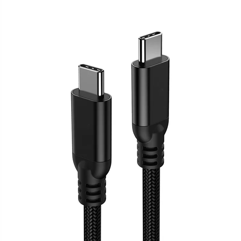 Nylon Braided USB C To Type C PD 3A 10GB Gen 2 Fast Charging Cable For Fast Charging Type C Cable