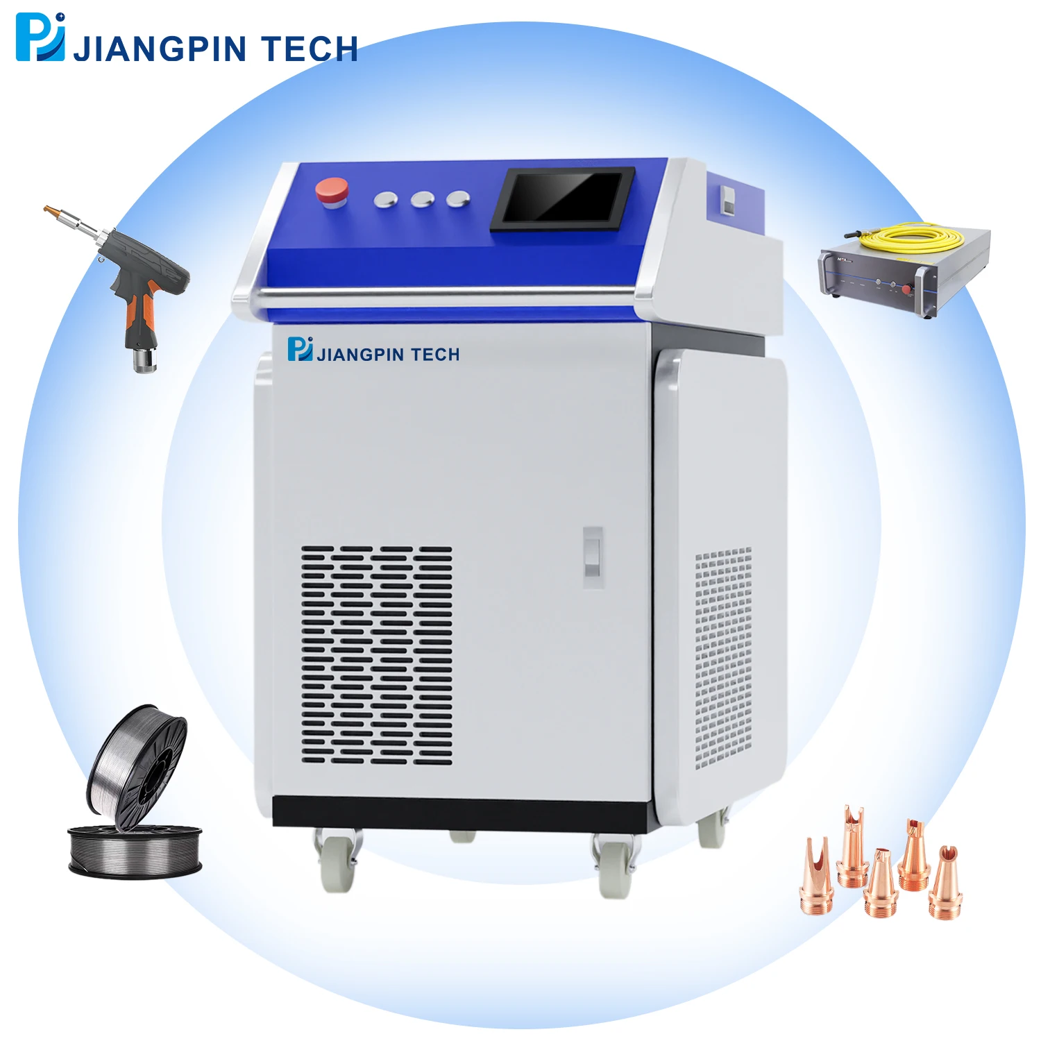 2024 new type handheld laser 3 in 1 welding machine water cooled portable laser welder for metal stainless aluminum welding