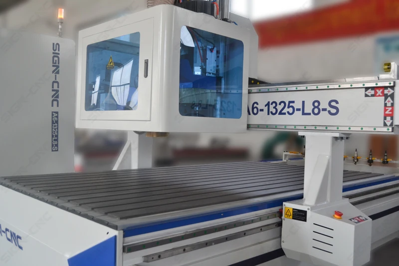 Jinan Sign CNC Завод Фрезерный Станок С ЧПУ По Дереву ATC Пилой 1325
