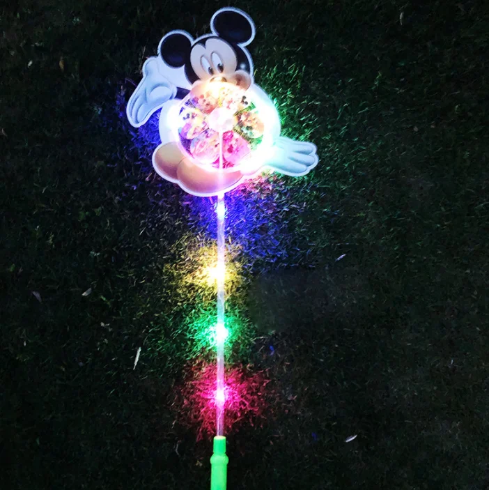 Доставка, детская игрушка, мультяшная светодиодная подсветка, цветная ветряная мельница