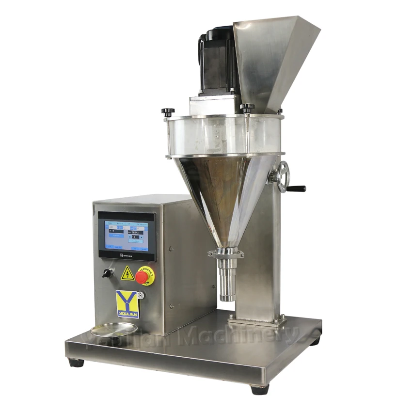DF-B Semi Automatic Tabletop Powder Auger Filler Volumetric Dry Talcum Protein Spice Powder Bottle Filling Machine