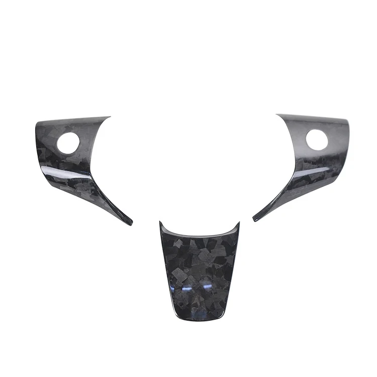 
steering wheel Multifunction button Trim Decorative Sticker frame for Tesla model 3 Interior Accessories 