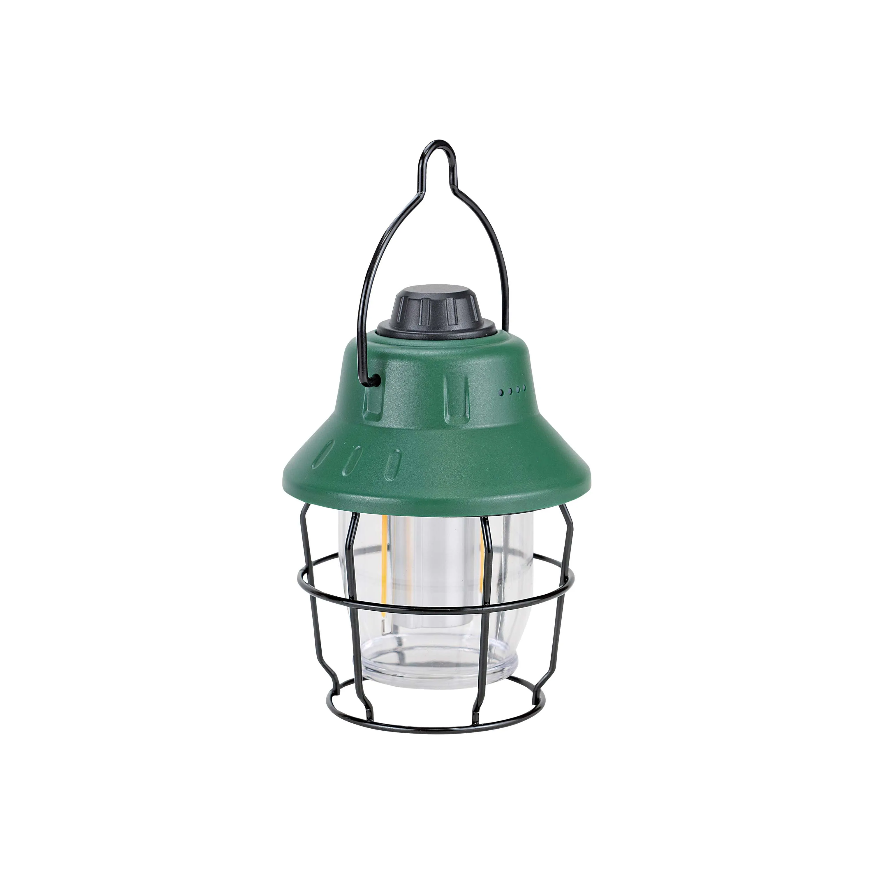 High Quality 300LM Camping Light Rechargeable Power Vintage Retro Camping Lantern for Outdoor