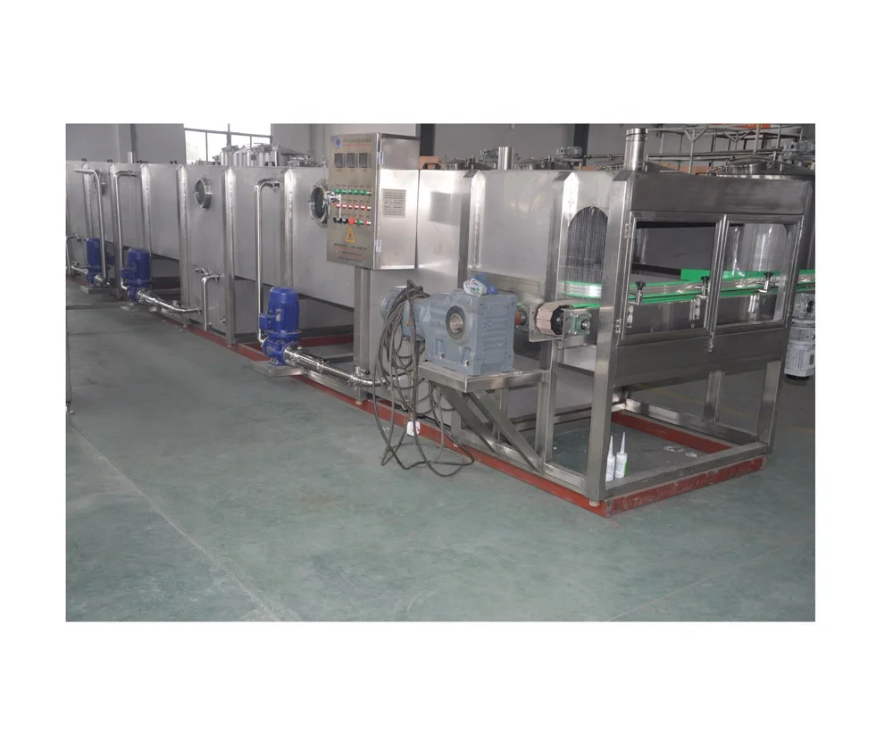 Машина для пастеризации молочных бутылок, туннельный стерилизатор