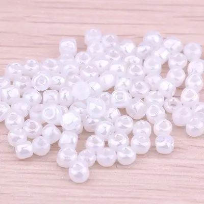 Wholesale spot In Stock Style Beautiful Candy Color Size 6/0 8/0 12/0 Ceylon Round Glass Seed Beads