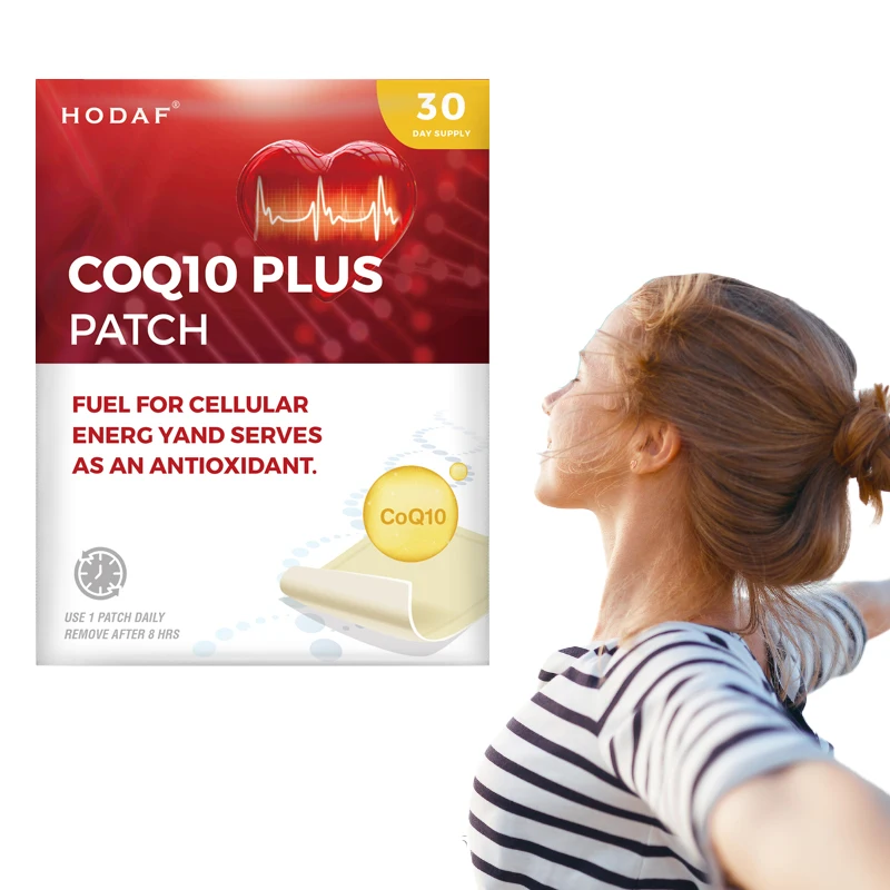 HODAF Hot Selling COQ10 Supports Heart Healthcare CoQ10 Patches