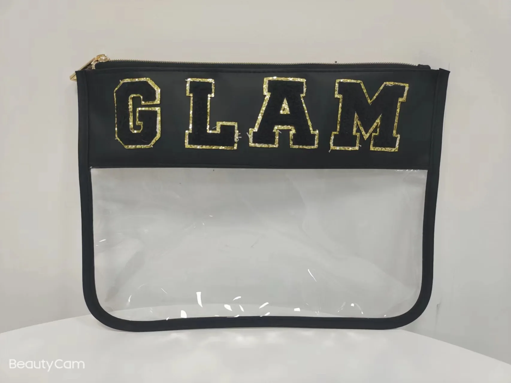 Ready to Ship Snacks Bag Diaper Bag Insert Snacks Pouch Clear Bag with Patches for Summer Gift